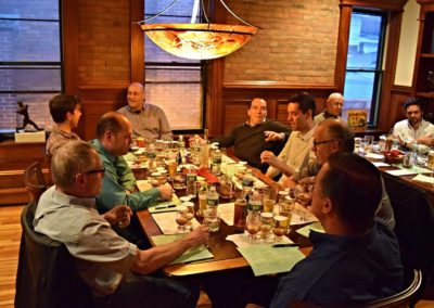 Tasting #2 Group sitting at tables