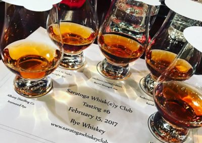 Rye Whiskey Tasting