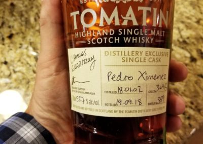 Tomatin Hand-Filled PX Finish